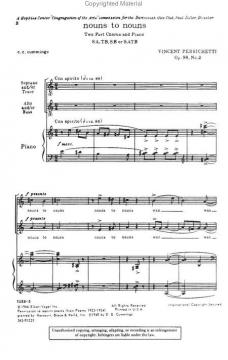 Nouns To Nouns (Vincent Persichetti) 