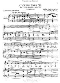 Classic Italian Songs For School And Studio Vol. 3 Medium Low 