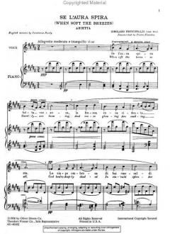 Classic Italian Songs For School And Studio Vol. 1 Medium High 