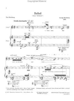 2 Songs From Tableaux von George Rochberg 
