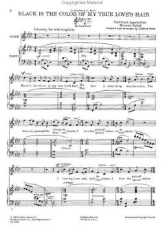 Black is The Color Of My True Love's Hair 