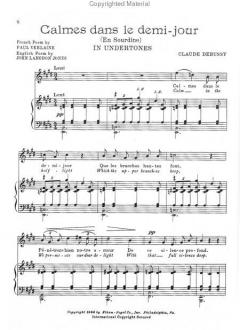 Calmes dans le Demi-jour von Claude Debussy 