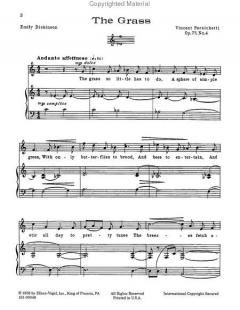 Emily Dickinson Songs von Vincent Persichetti 