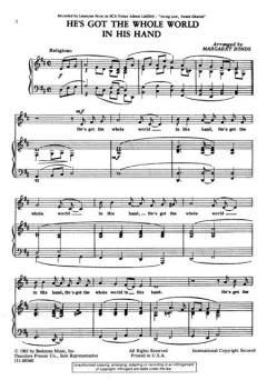 He's Got The World World In His Hands von Margaret Bonds 