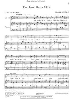 The Lord Has A Vhild von William Schuman 