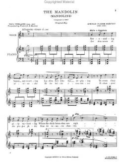 La Mandoline von Claude Debussy 