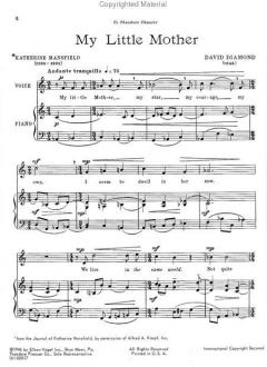 My Little Mother von David Diamond 