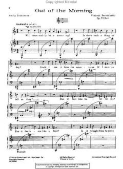 Out Of The Morning von Vincent Persichetti 