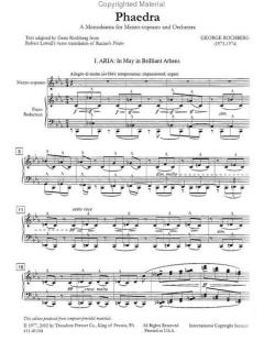 Phaedra von George Rochberg 