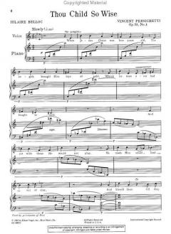 Thou Child So Wise von Vincent Persichetti 
