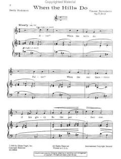 3. When The Hills Do von Vincent Persichetti 