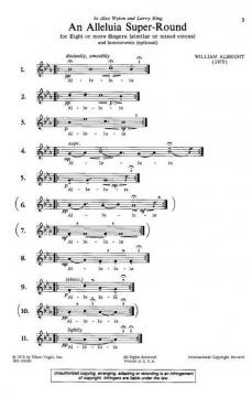 An Alleluia Super-Round (William Albright) 