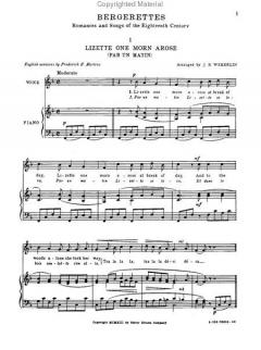 Romances And Songs Of The Eighteenth Century von Pierre-Alexandre Monsigny 