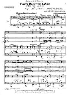 Flower Duet from Lakme von Leo Delibes 