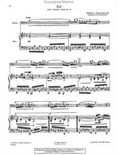 Program Solos For Bassoon 