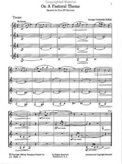 On A Pastoral Theme von George Frederick McKay 