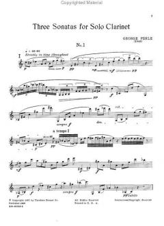 Three Sonatas von George Perle 