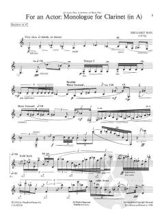 For An Actor von Shulamit Ran 