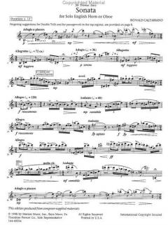 Sonata von Ronald Caltabiano 