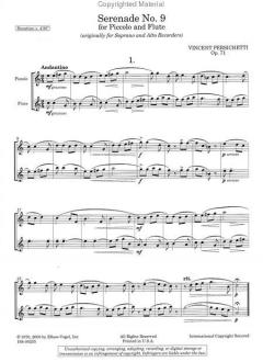 Serenade No. 9 von Vincent Persichetti 
