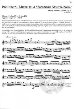 Orchestral Excerpts for Flute von Baxtresser 