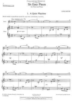 Six Easy Pieces von Louis Moyse 