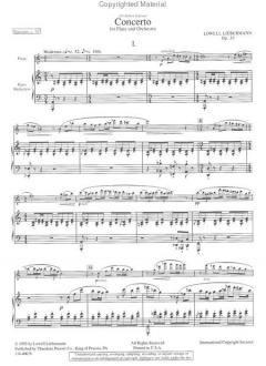 Concerto von Lowell Liebermann 