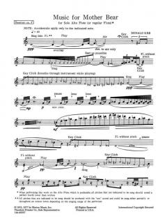 Music for Mother Bear von Donald Erb 