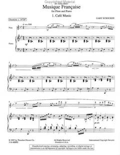 Musique Francaise von Gary Schocker für Flöte und Klavier im Alle Noten Shop kaufen