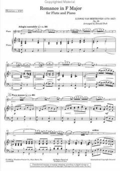 Romanze in F op. 50 von Ludwig van Beethoven 