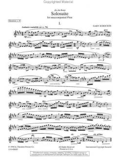 Solosuite von Gary Schocker 