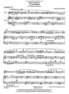 Vocalise von Gary Schocker 