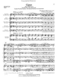 Gigue von Arcangelo Corelli für Holzbläser Quintett im Alle Noten Shop kaufen