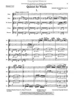 Quintet For Winds Op.45 (Robert Muczynski) 