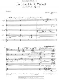 To The Dark Wood (George Rochberg) 