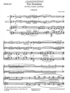 Trio Sonata von Martin Amlin 