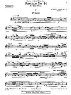 Serenade Nr. 14 op. 159 von Vincent Persichetti für Oboe solo im Alle Noten Shop kaufen