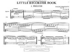 Little Recorder Book Op.70 (Vincent Persichetti) 