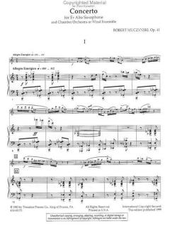 Concerto von Robert Muczynski 