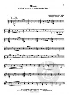 Bach For The Guitar von J.S. Bach 