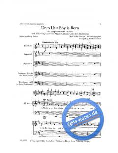 Unto Us A Boy Is Born 