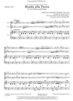 Rondo Alla Turca von Wolfgang Amadeus Mozart 
