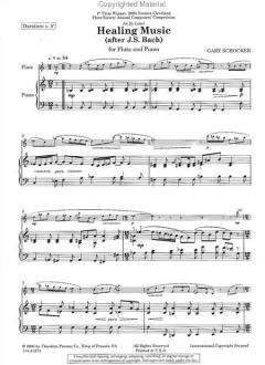 Healing Music (after J.S.Bach) von Gary Schocker 