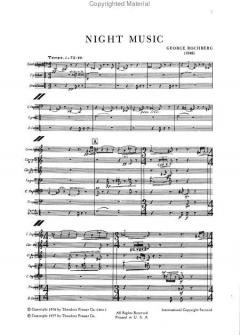 Night Music von George Rochberg 