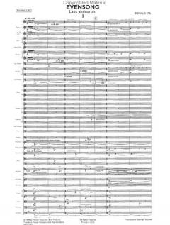 Evensong von Donald Erb 