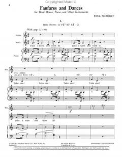 Fanfares And Dances (Paul Nordoff) 