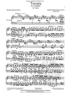 Toccata in G-Dur von Johann Sebastian Bach 