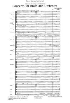 Concerto for Brass and Orchestra von Donald Erb im Alle Noten Shop kaufen (Partitur)
