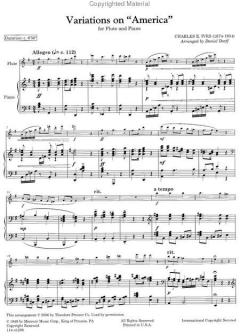 Variations on America von Charles Ives 