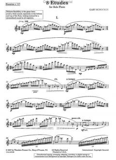8 Etudes von Gary Schocker 
